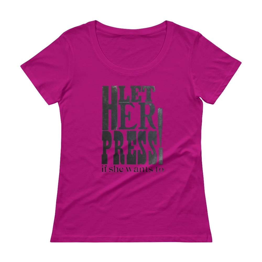 Victory Chick® Let Her Press / Graphic Tee / Size S